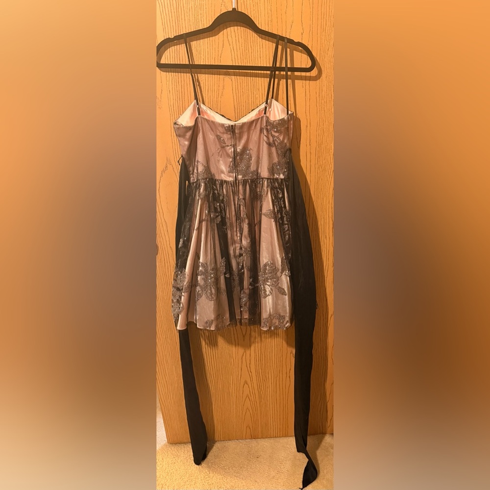 B. Smart Glittering Black and Silver Dress (juniors) - Picture 5 of 7